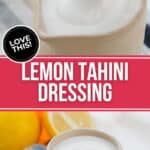 Views of the delicious dressing.