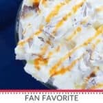 Fan favorite Apple Snickers Salad is the perfect blend of sweetness and crunch.