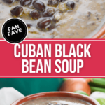 Authentic Cuban black bean soup.