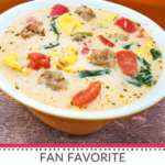Fan favorite Sausage Spinach and Tortellini Soup is a mouthwatering dish that combines the flavors of sausage, spinach, and tortellini in a comforting bowl of soup. This hearty