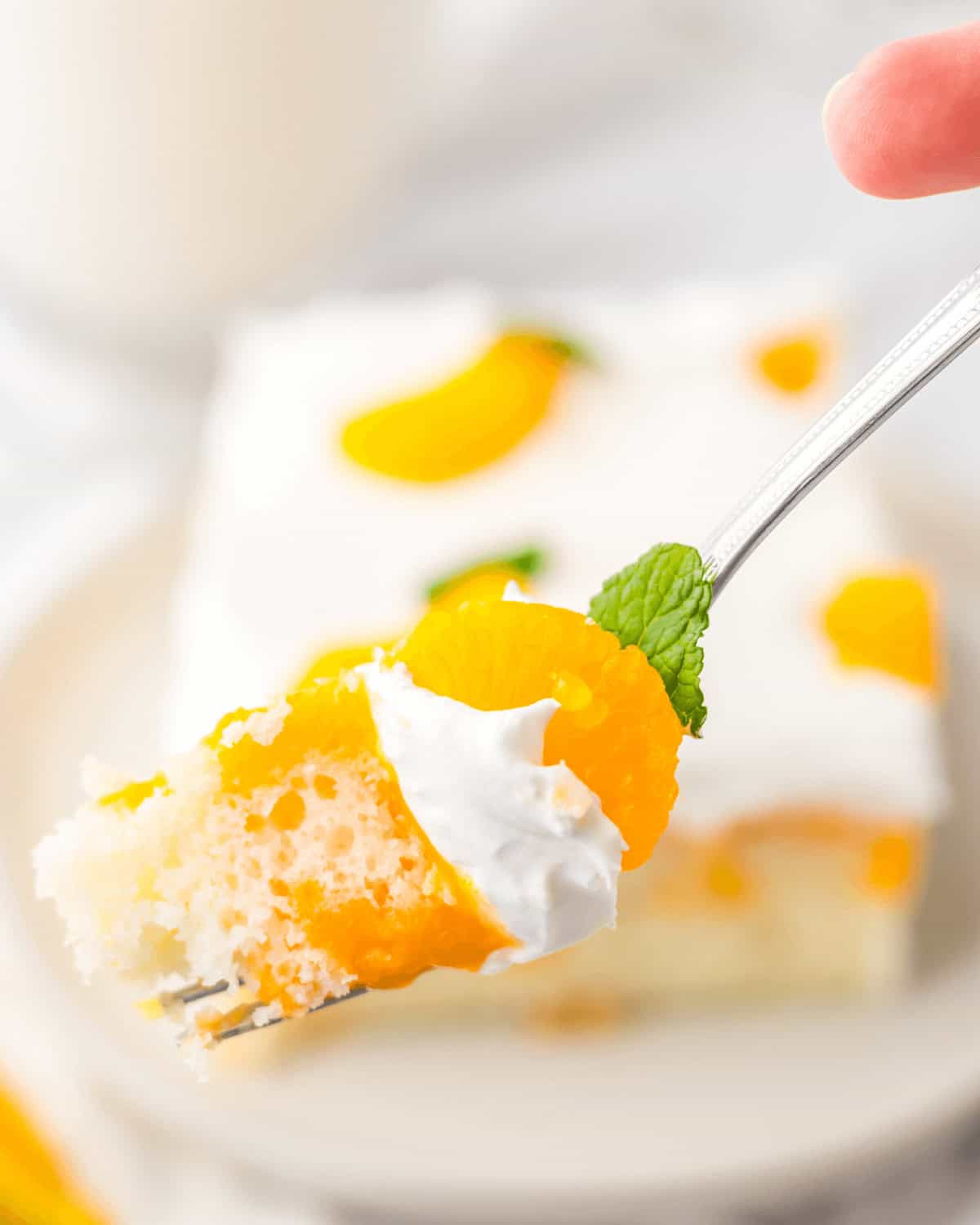 A square of the dessert.
