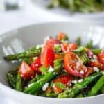 A white bowl filled with the delicious finished dish.