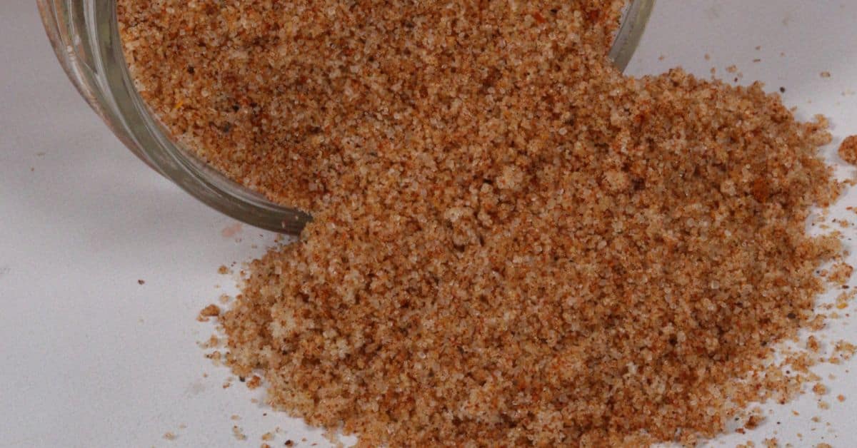 A heaping spoonful of bbq spice rub.