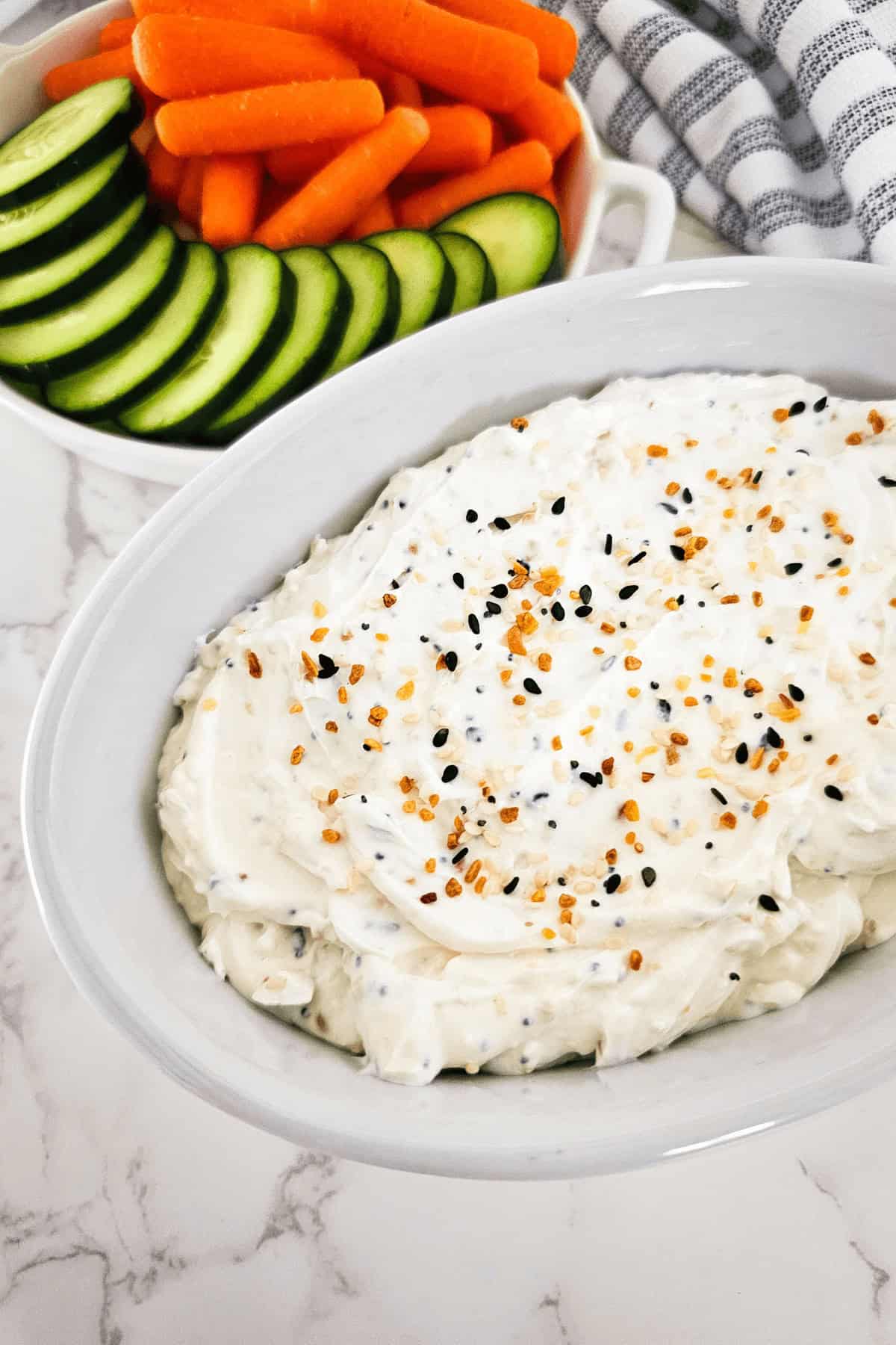 A bowl of creamy spread.