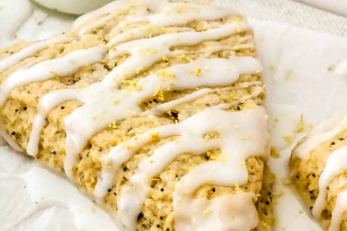 Lemon Poppy Seed Scones.