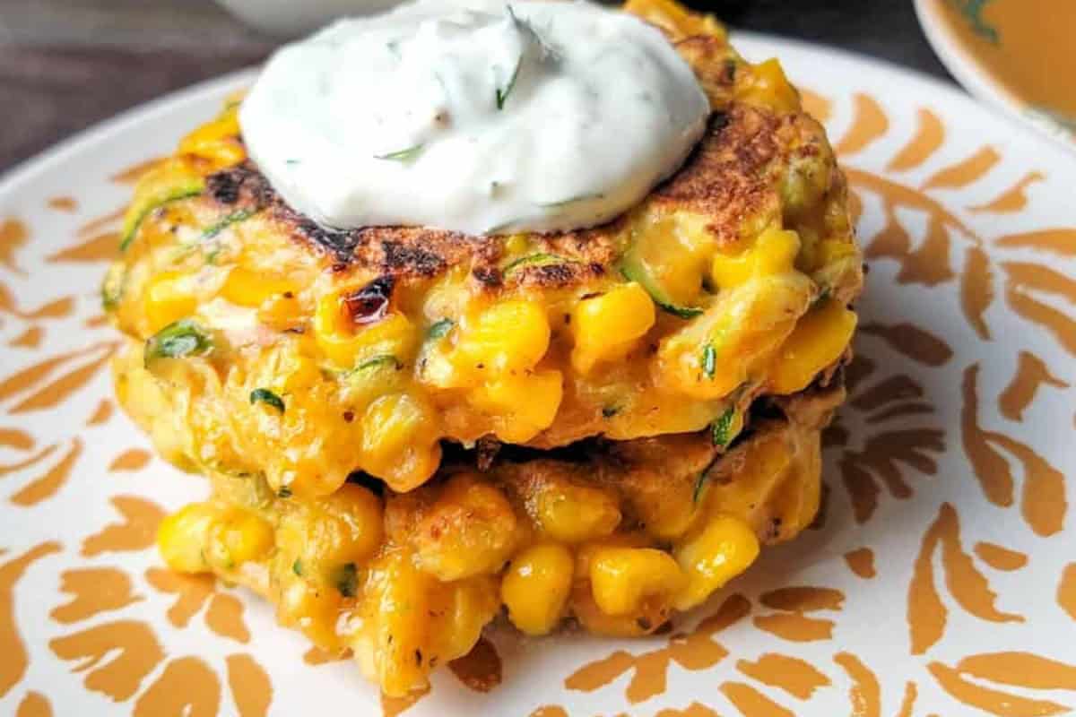 Zucchini Corn Fritters.
