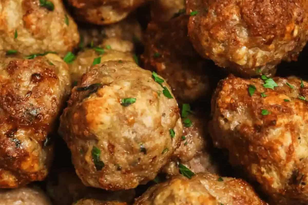 Air Fryer Turkey Meatballs