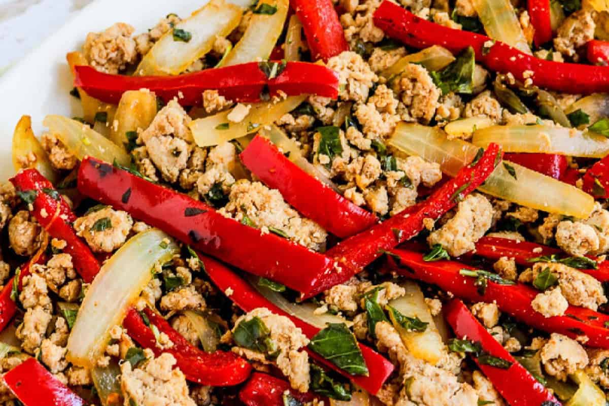 Thai-Inspired Ground Turkey Stir Fry