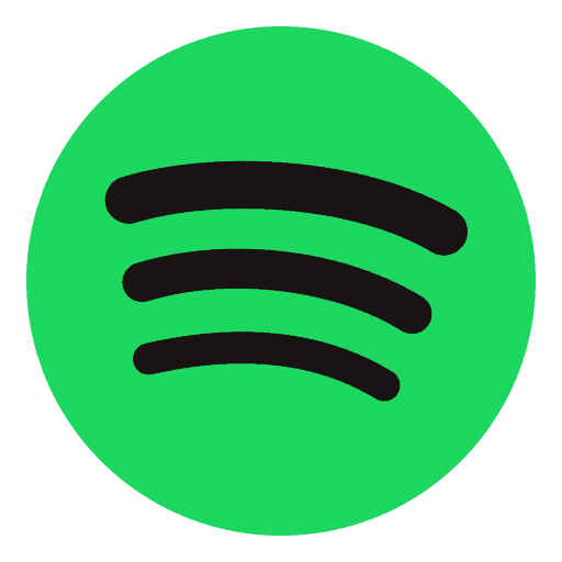 Green square with the Spotify logo in black, featuring three curved lines stacked on top of each other, perfect for tuning into "Behind the Recipe," your go-to cooking 디스커버리 podcast.