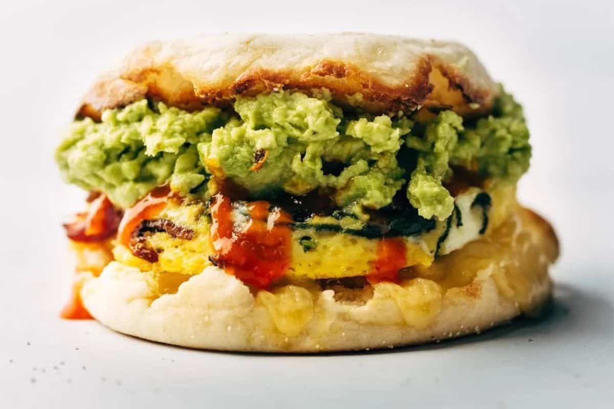 An easy Weight Watchers recipe, this sandwich features creamy avocado and melty cheese for a delicious, healthy meal.