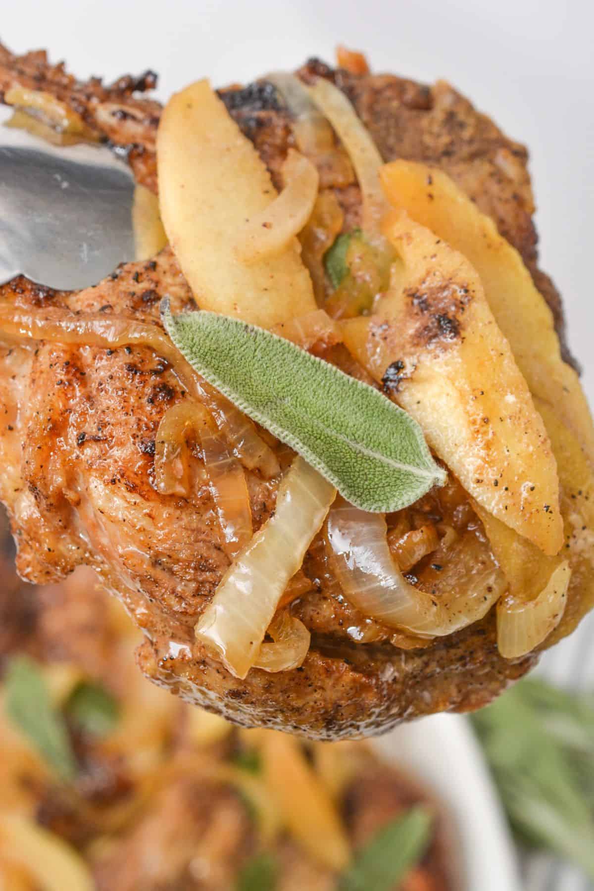 A Hand holding the finished dinner.