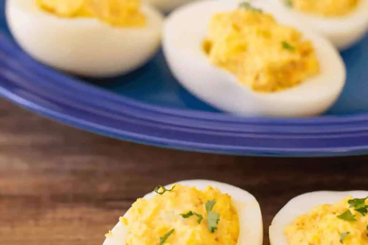 Shrimp Deviled Eggs