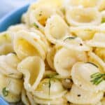 A close up on the finished shells.