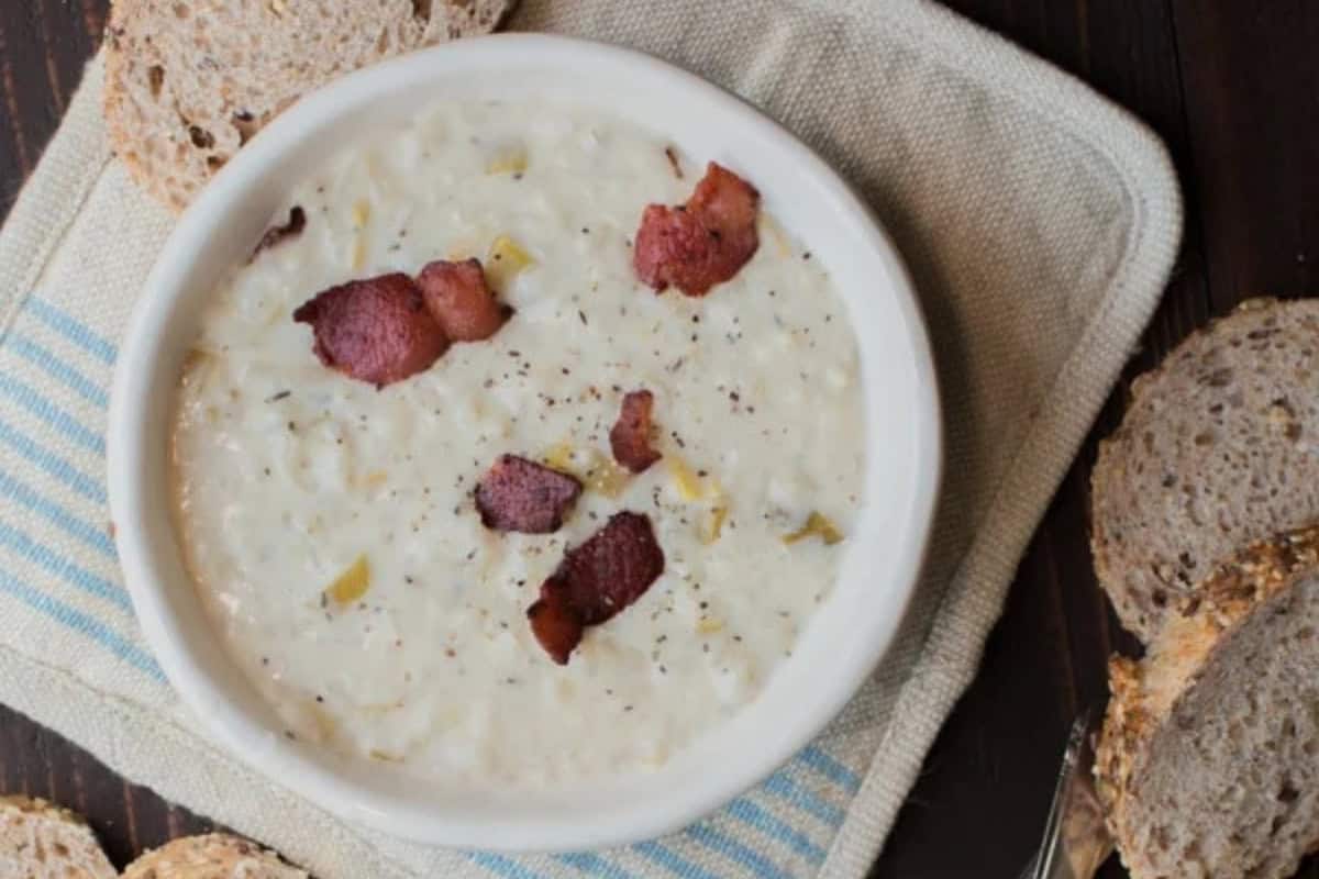 Hashbrown Potato Leek Soup