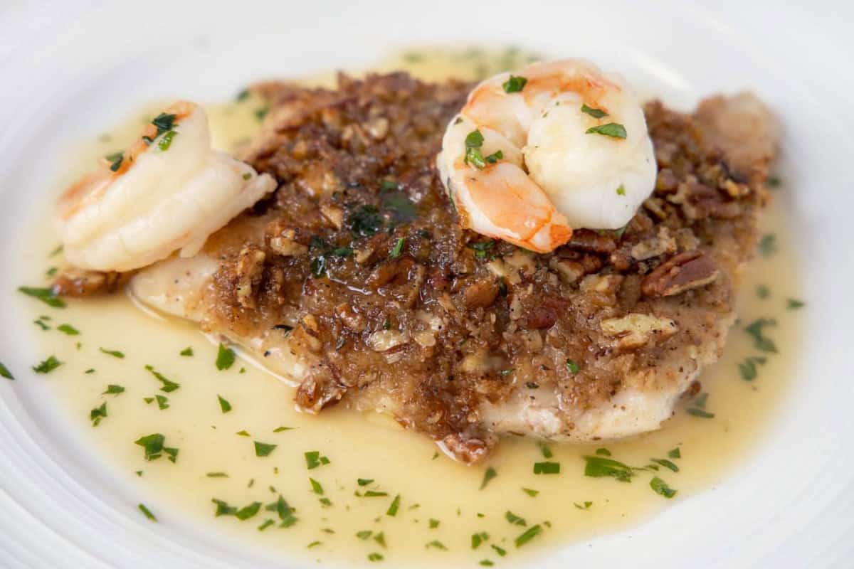 Pecan Encrusted Red Snapper