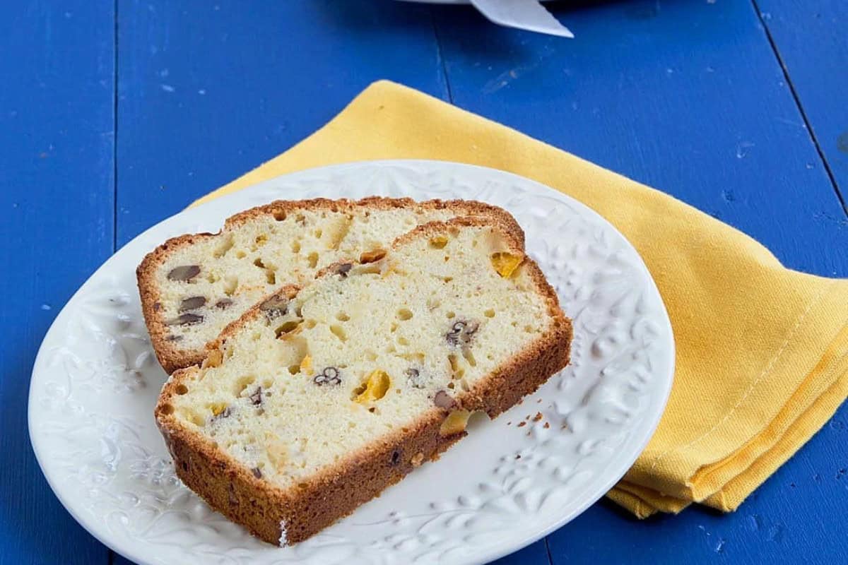 Peach Pecan Pound Cake