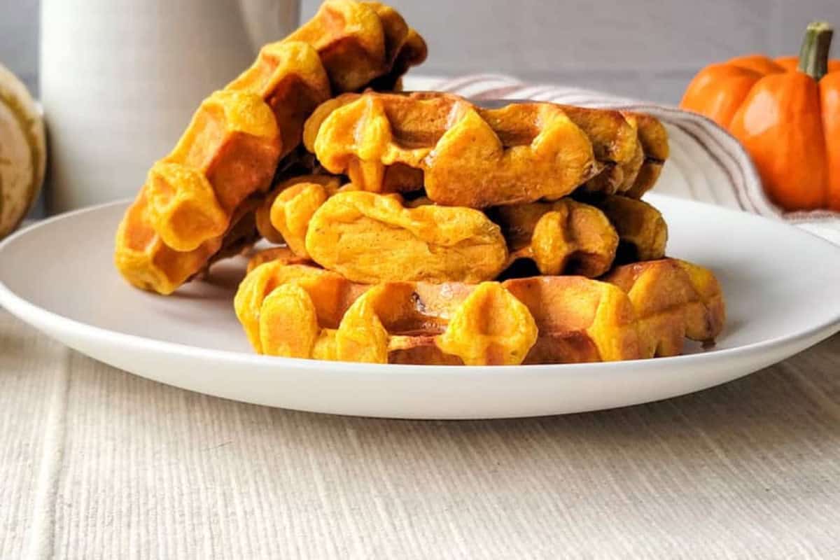 Pumpkin Pecan Waffles